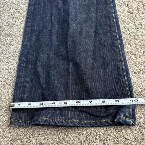 AG Adriano Goldschmied the club flare jeans 30 10 low rise Y2K dark wash 2000’s - Picture 12 of 12